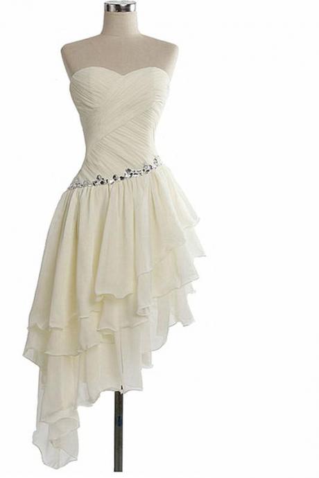 Charming PROM Dress Chiffon EVENING Dress Pleat Homecoming Dress Noble Homecoming Dress